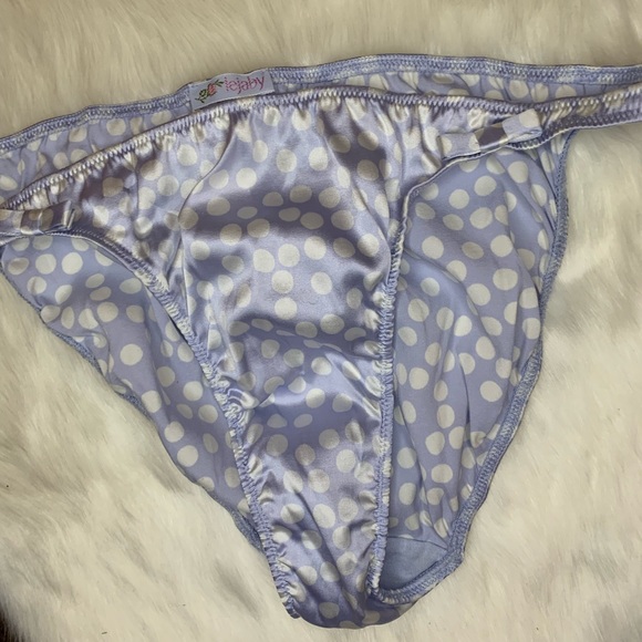 Vintage Maison LeJaby lavender polka dot set NWOT - Picture 8 of 8